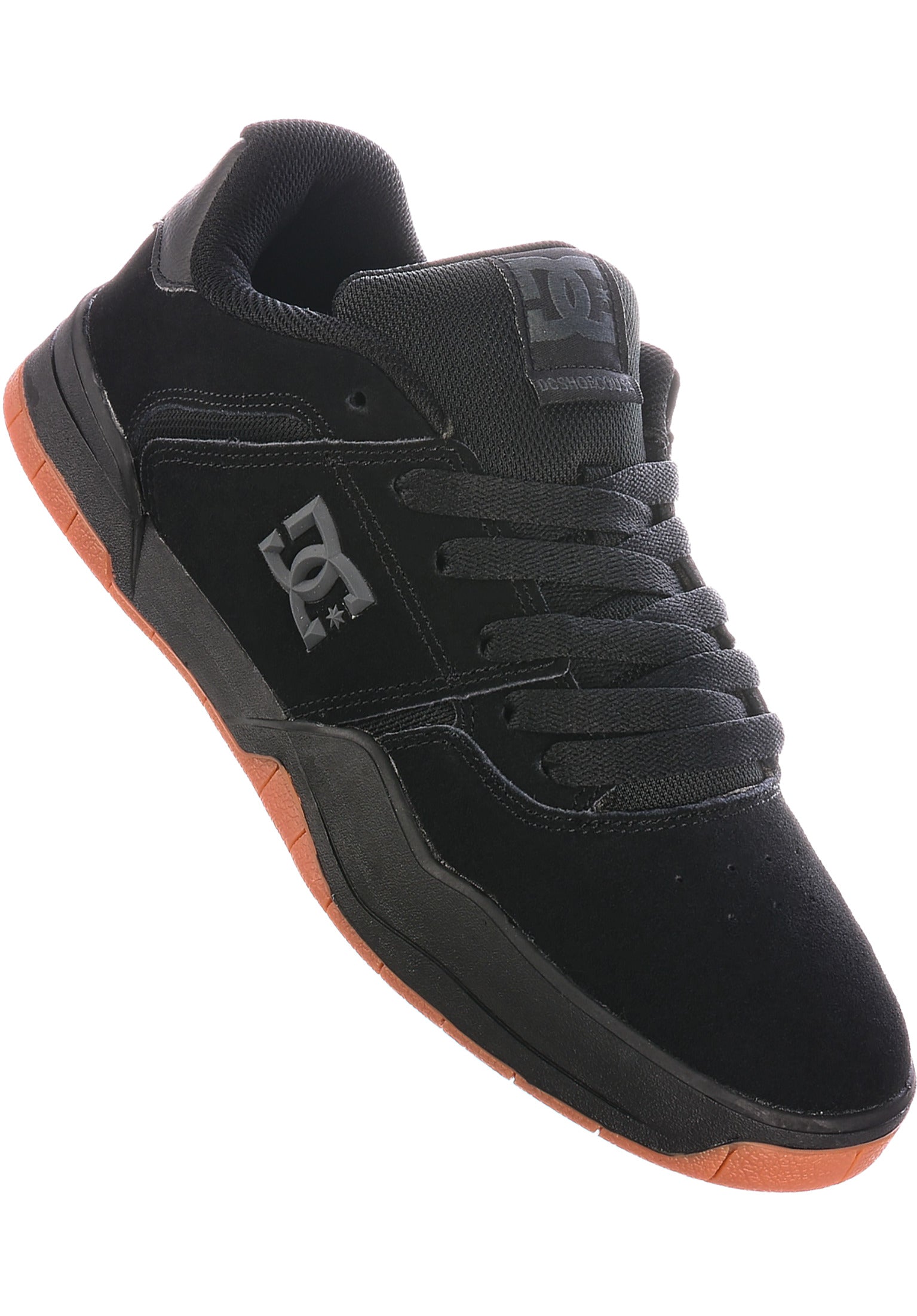 Black high top dc shoes online