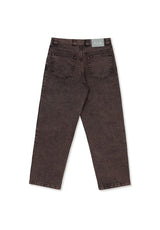 93! Denim mudbrown Rueckenansicht