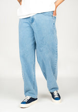 Alby-Baggy lightblue-denim Rueckenansicht