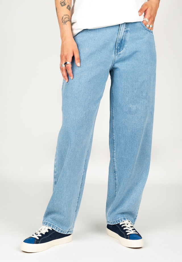 Alby-Baggy lightblue-denim Vorderansicht