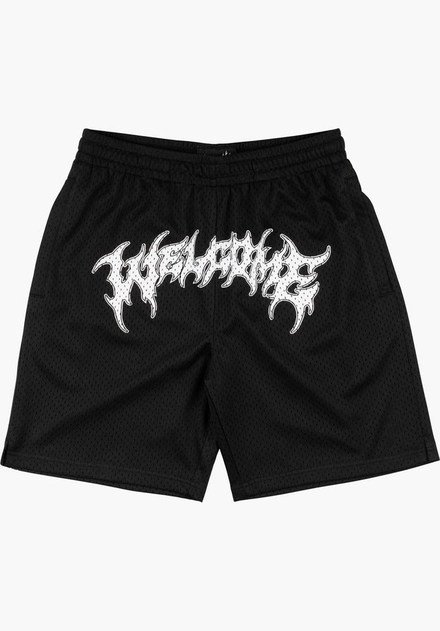 Barb Mesh Short black Vorderansicht