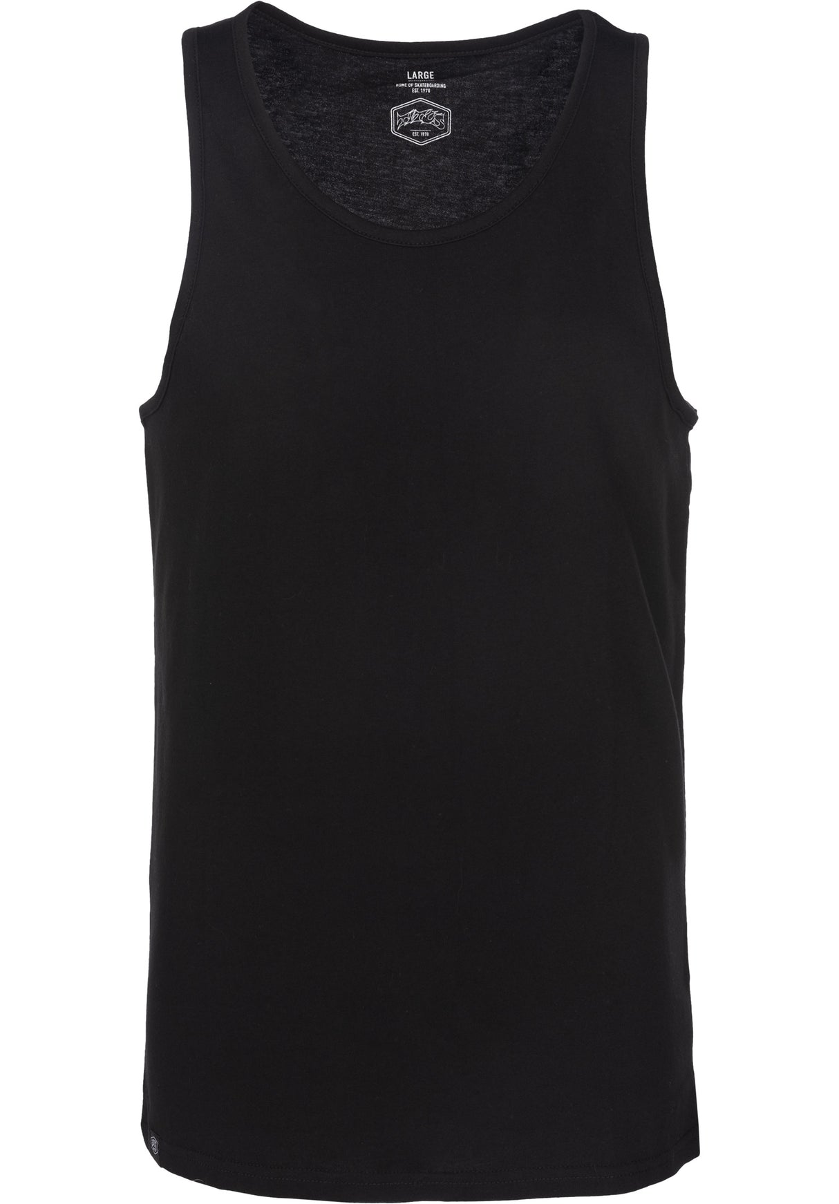 Blank Tanktop black Vorderansicht