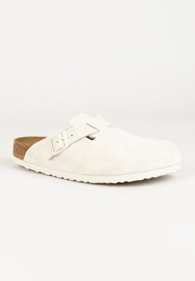 Boston Suede Leather Narrow antiquewhite Vorderansicht