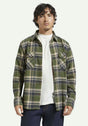 Bowery Flannel cypressgreen-washednavy-whitecap Vorderansicht