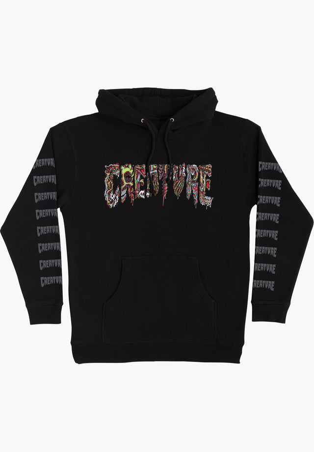 Catacomb Relic Hooded Heavyweight black Vorderansicht