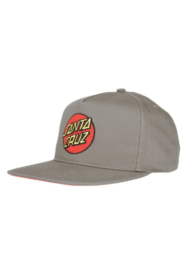 Classic Dot Snapback stonegrey Vorderansicht