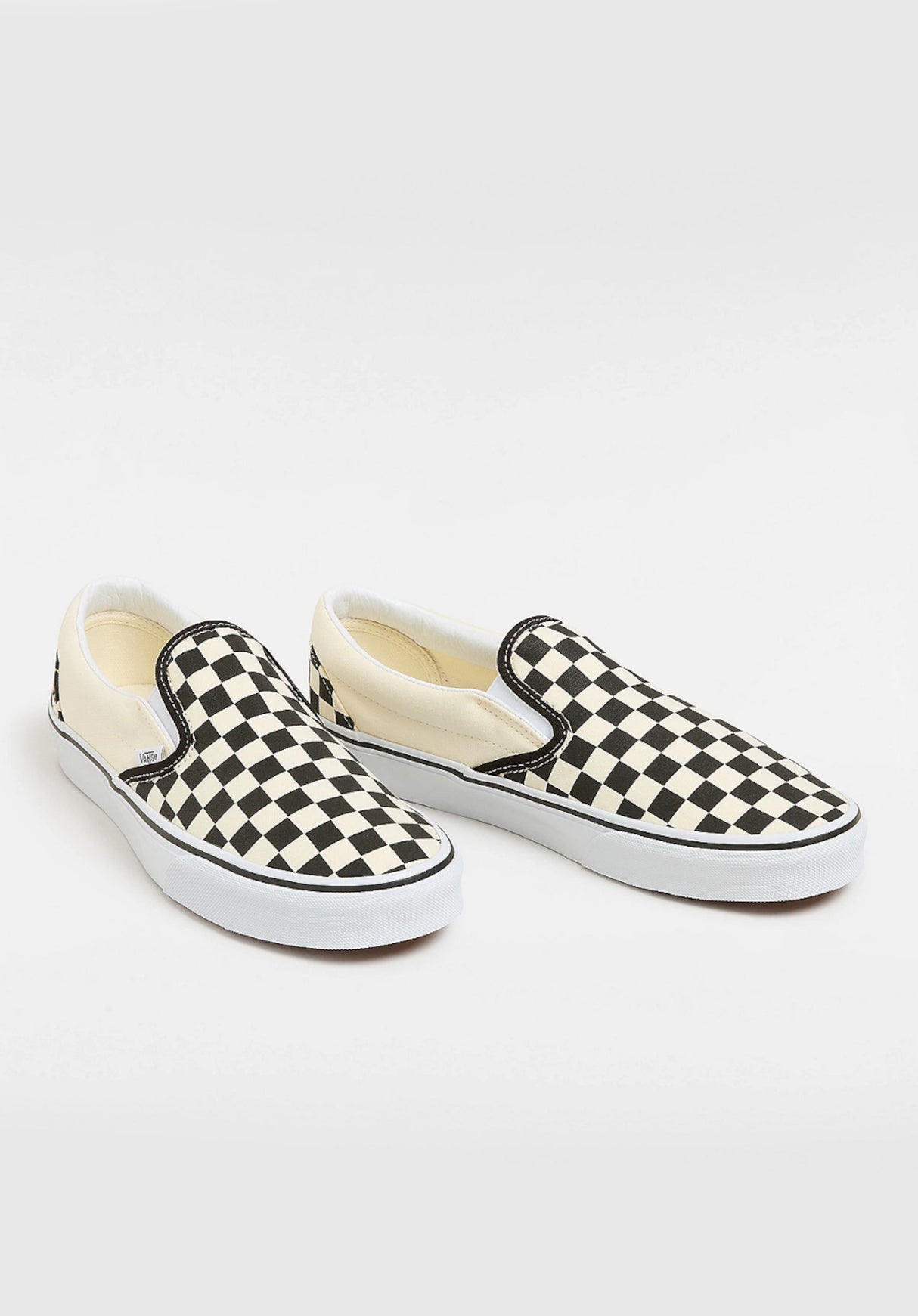 Classic Slip-On black-white-checkerboard-white Rueckenansicht