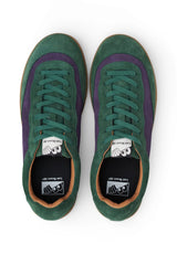 CM001 Low Suede elmgreen-loganberry-gum Closeup1