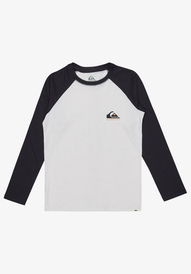 Comp Logo Raglan darknavy Vorderansicht