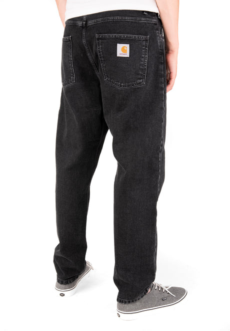 Newel Pant (Maitland / cropped) blackstonewashed Rueckenansicht