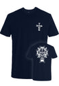 Cross-Logo navy Vorderansicht