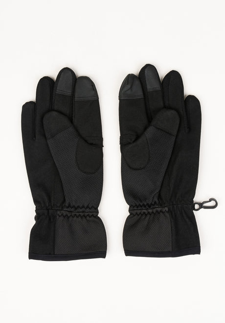 Derek Gloves black Rueckenansicht