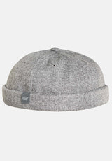 Docker Cap grey-tweed Vorderansicht