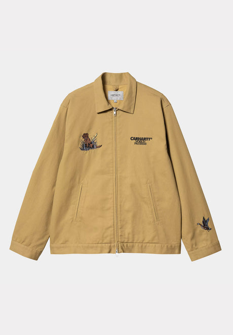 Ducks Jacket bourbon Rueckenansicht