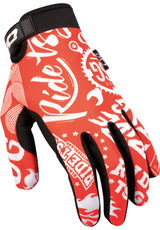 DW Glove red sticky Closeup1