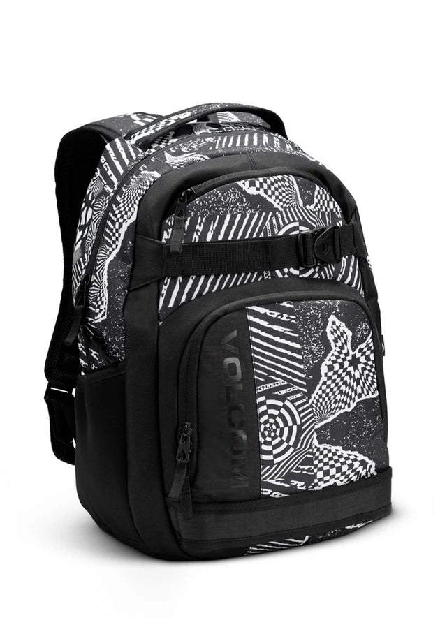 Everstone Skate Backpack black-white Vorderansicht