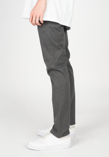 Flex Tapered Chino vulcangrey Rueckenansicht