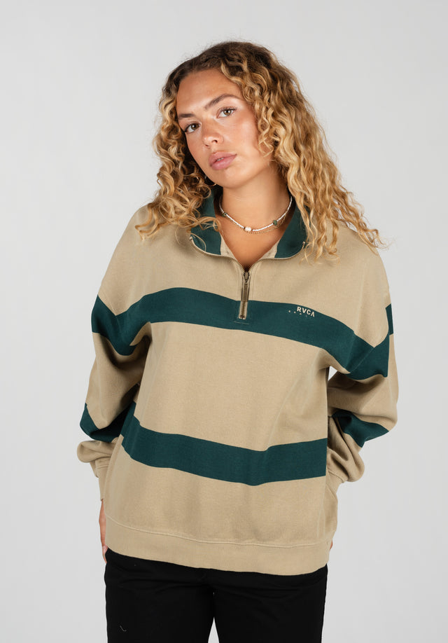 Haru Jumper khaki Vorderansicht