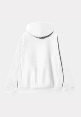 Hooded American Script white Rueckenansicht