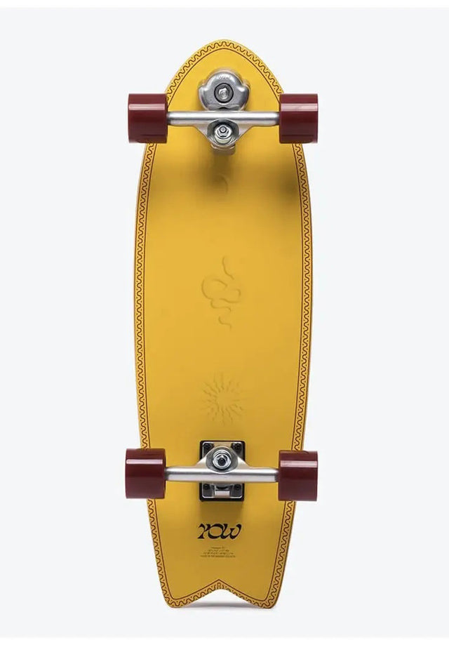 Huntington Beach Surfskate 30" yellow Vorderansicht