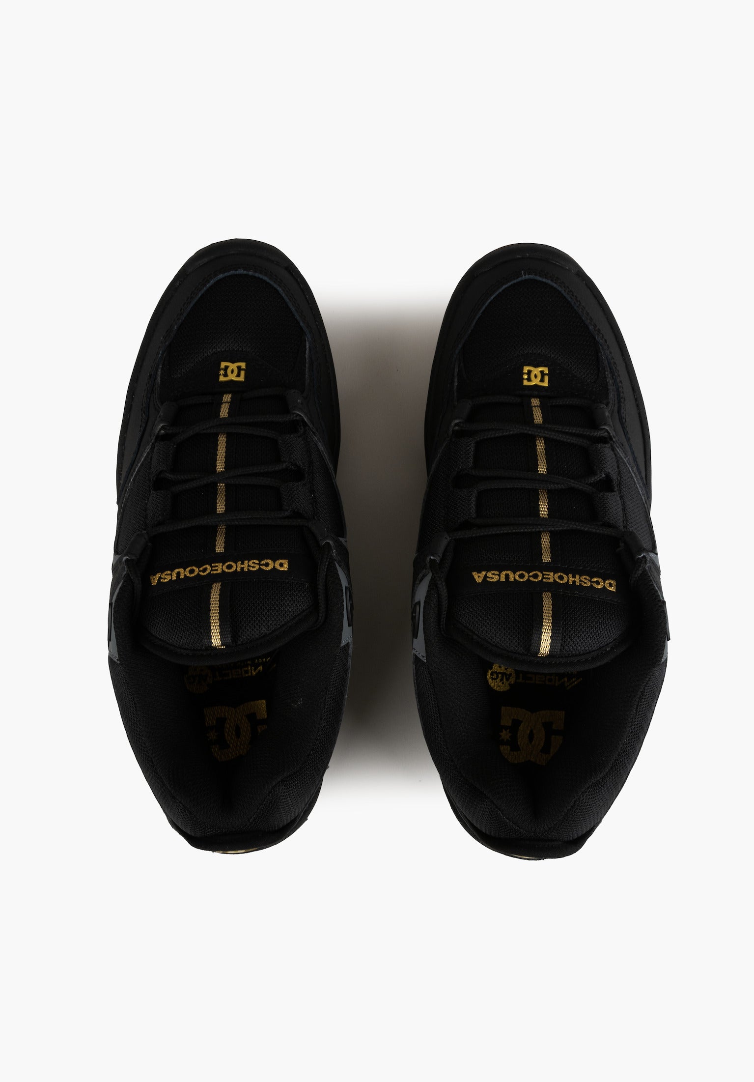 Black and golden shoes online