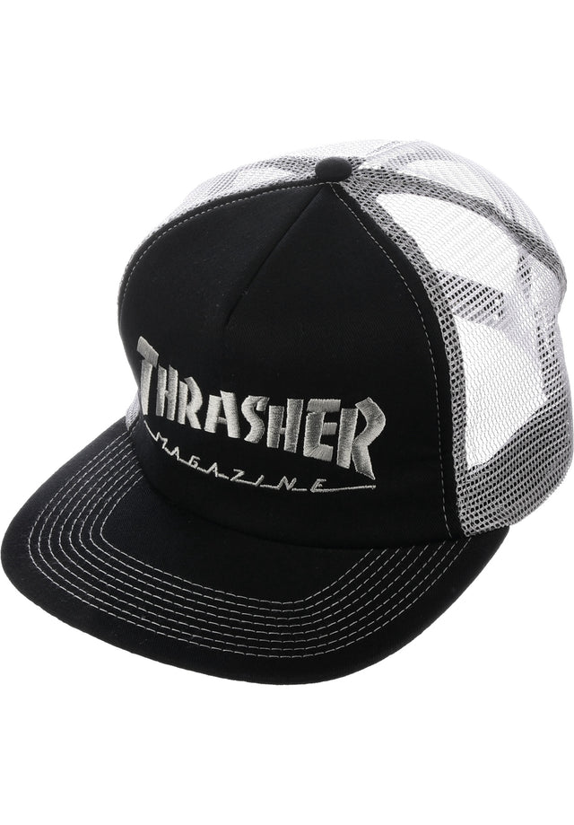 Logo Embroidered Mesh black-grey Vorderansicht