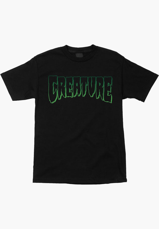 Logo Outline Heavyweight black Vorderansicht