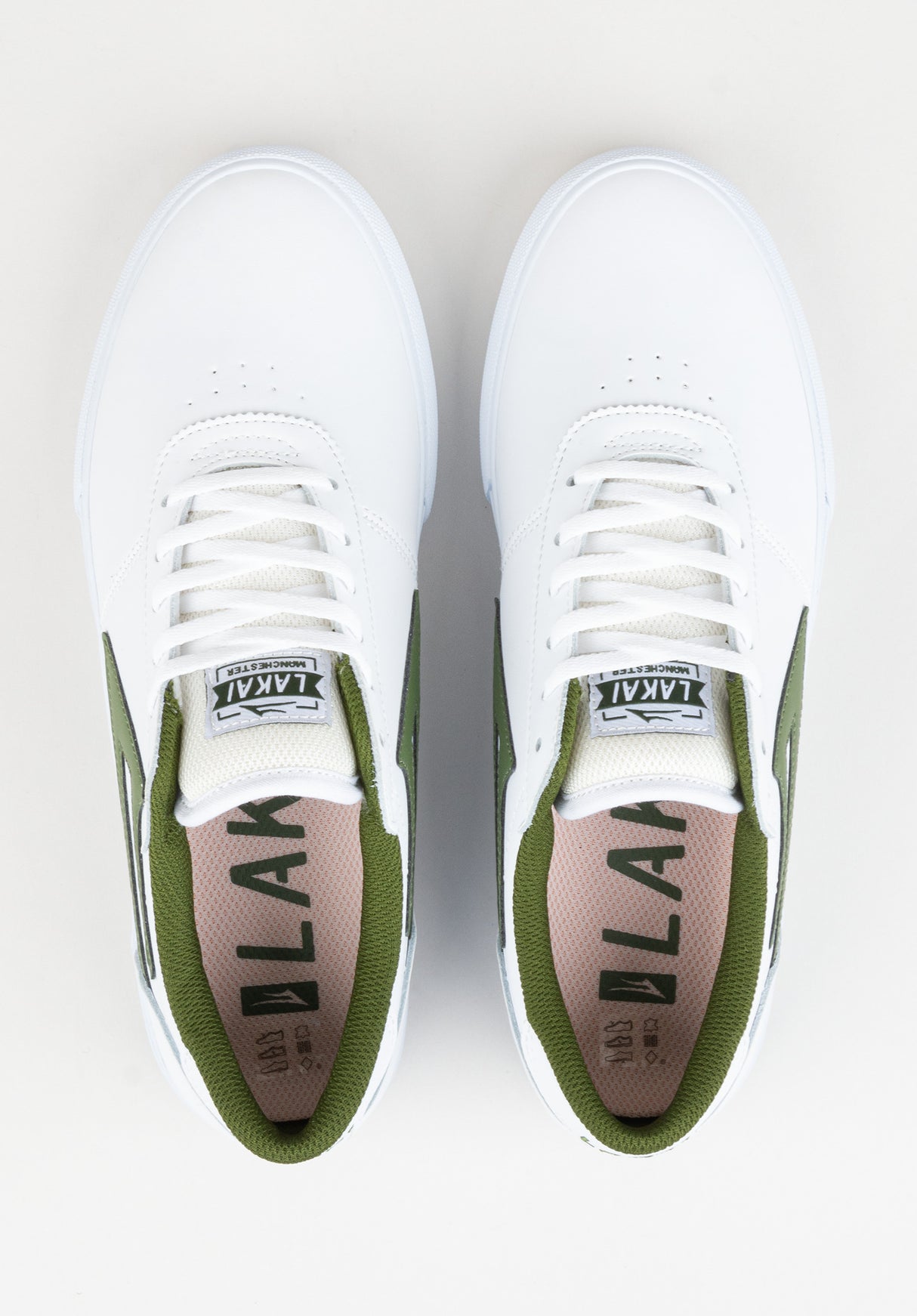 Manchester white-olive Closeup2