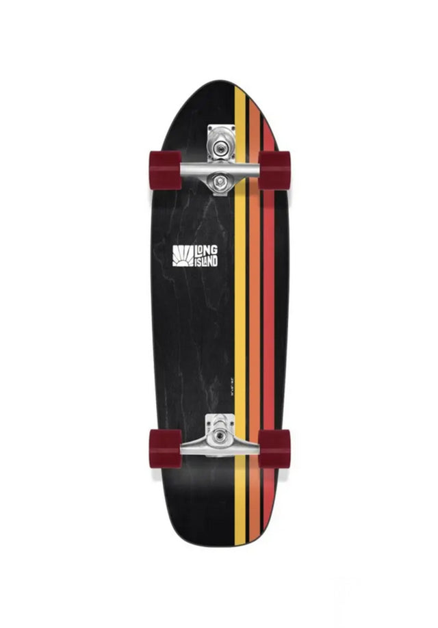 Nalu Surfskate 34" black-red-orange Vorderansicht