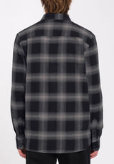 Netastone Flannel black Rueckenansicht