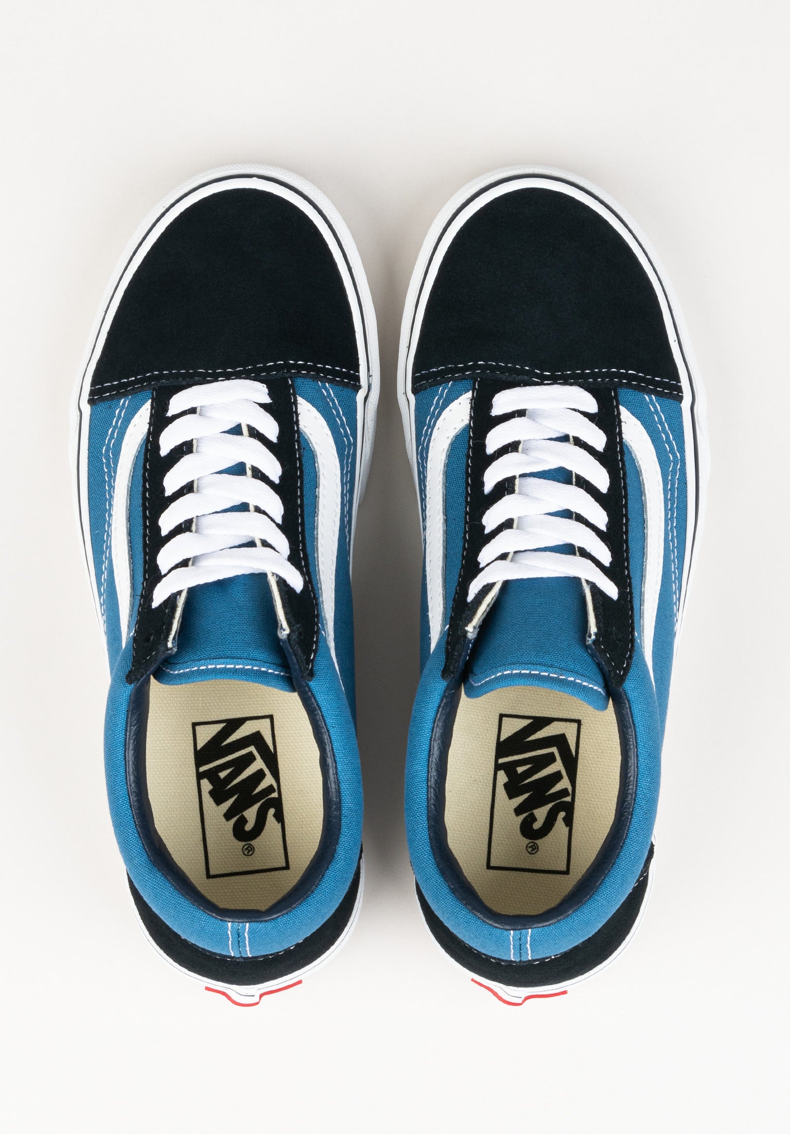 All navy old skool vans online