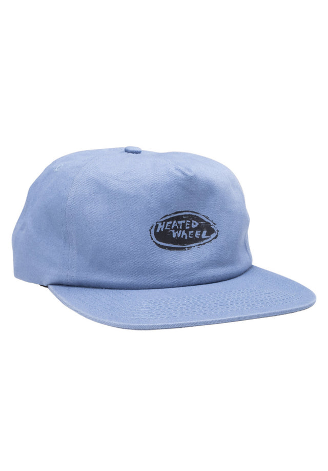 Oval Unstructured Hat azure Vorderansicht