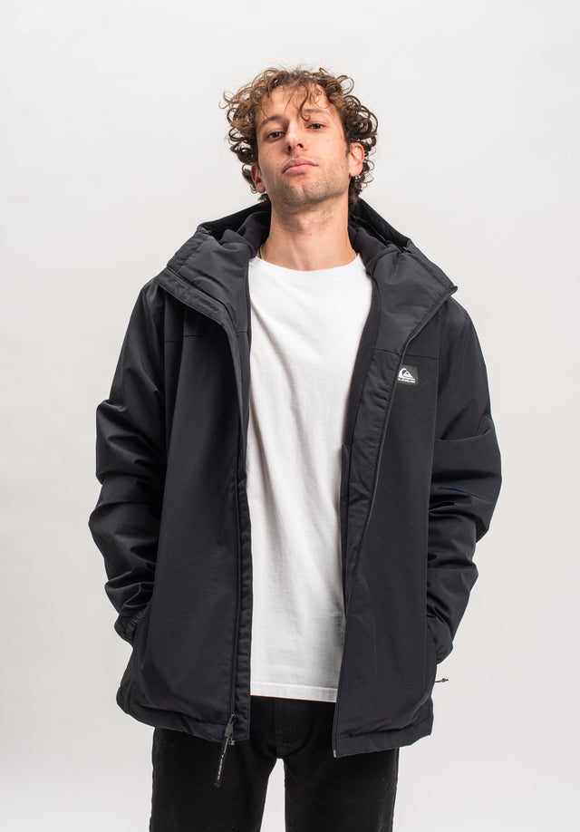 Overcast 3K Warm Jacket black Vorderansicht