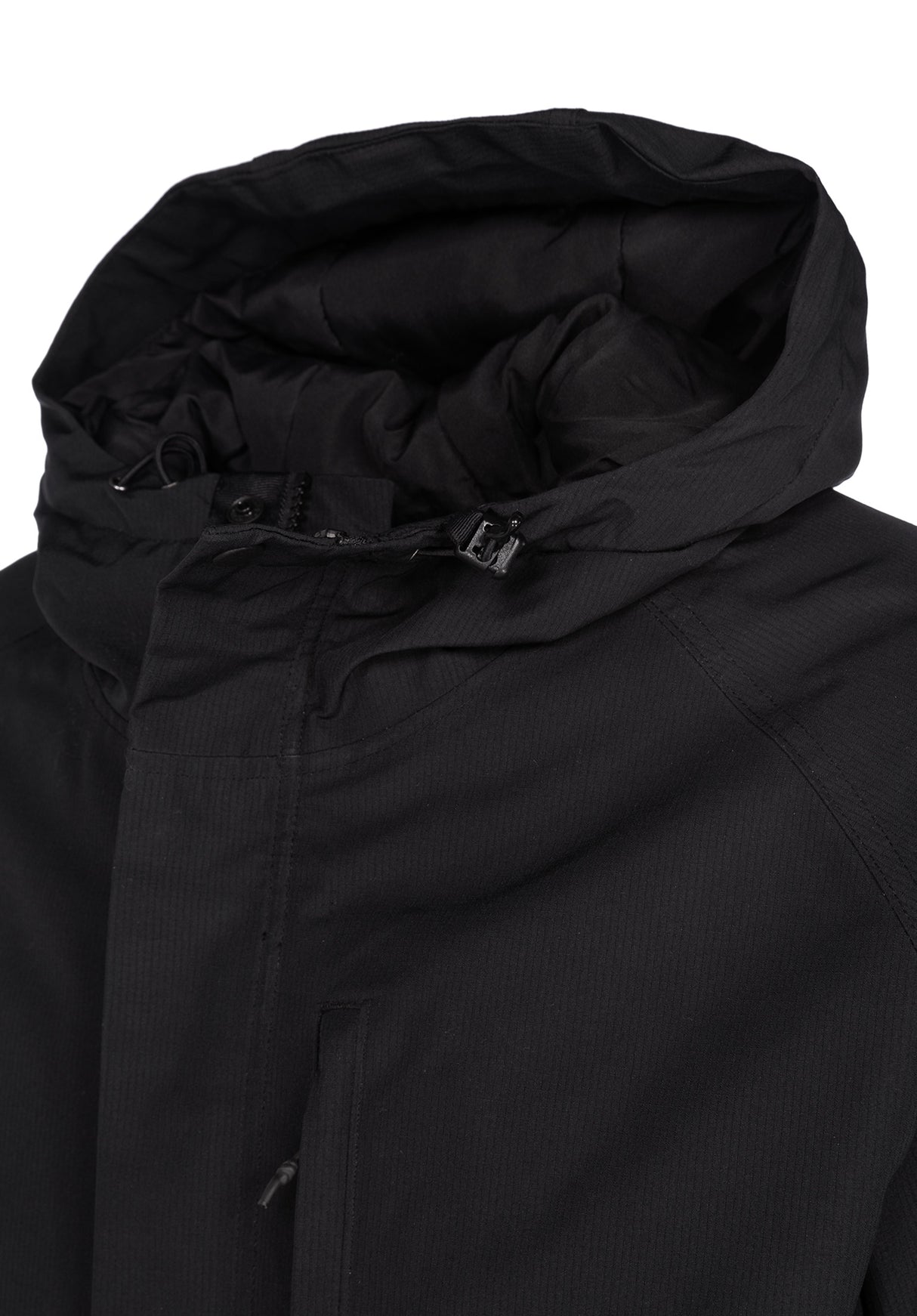 Padded Parka black Closeup2