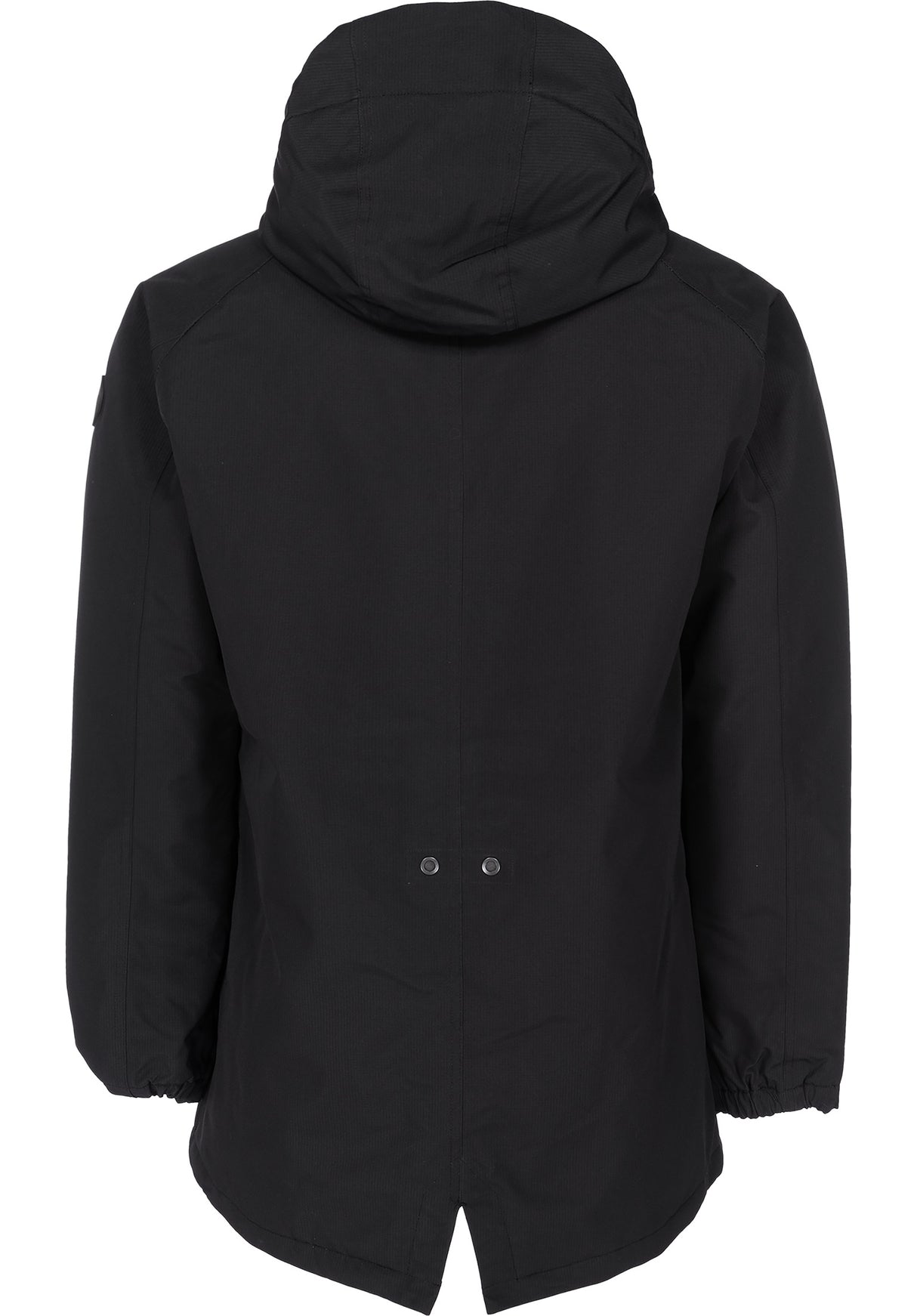 Padded Parka black Rueckenansicht