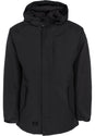 Padded Parka black Vorderansicht