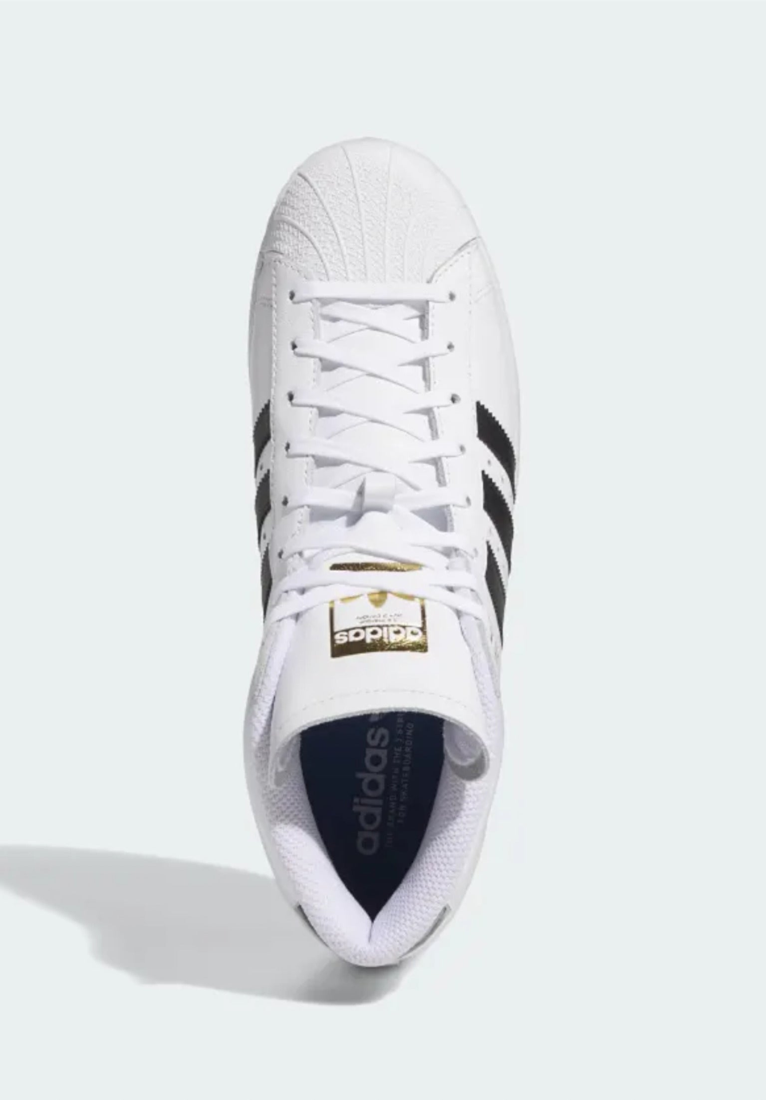 Pro Model ADV adidas skateboarding Schuhe Jungs in white coreblack goldmetallic fur c TITUS