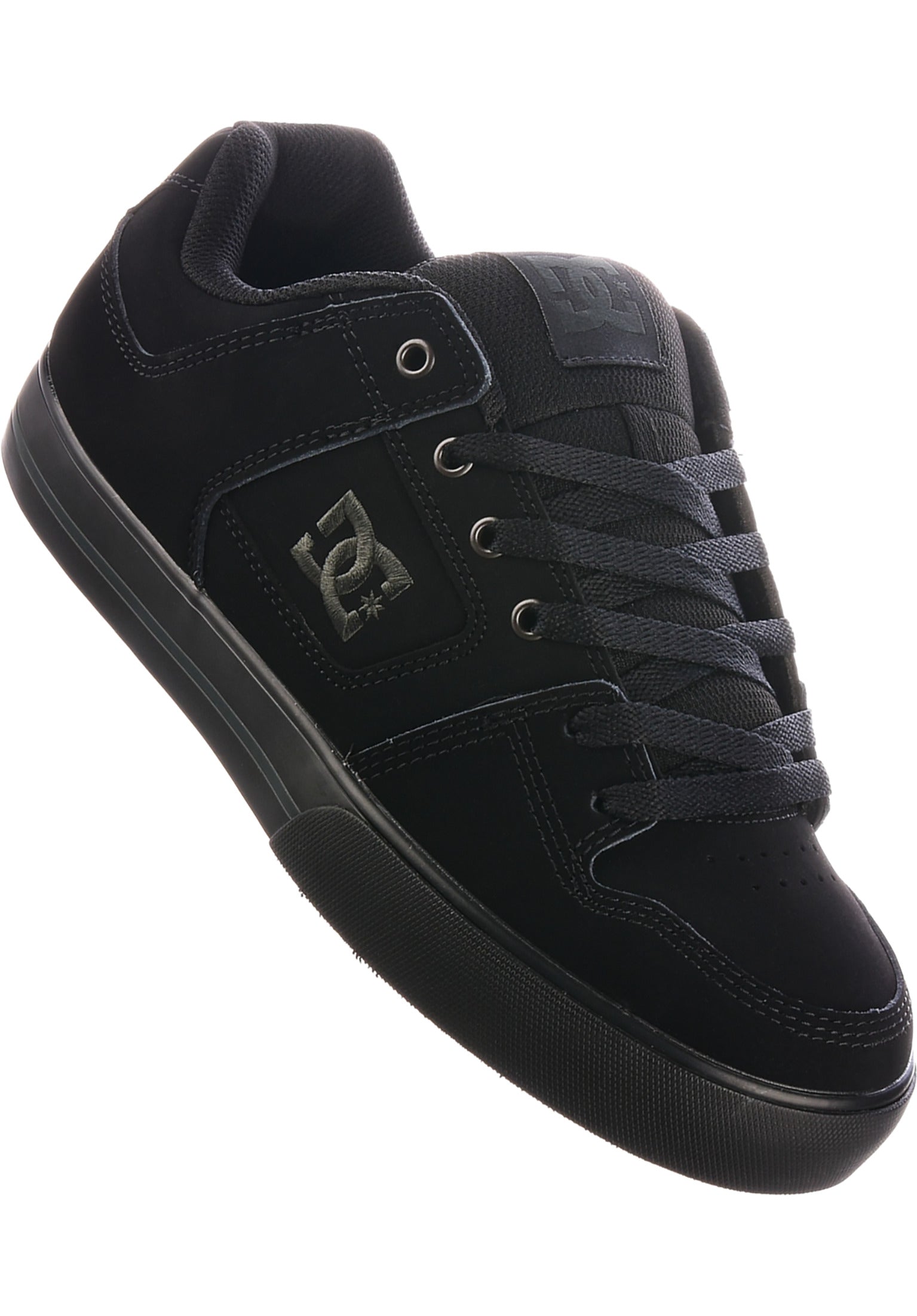 Black on black dc shoes on sale