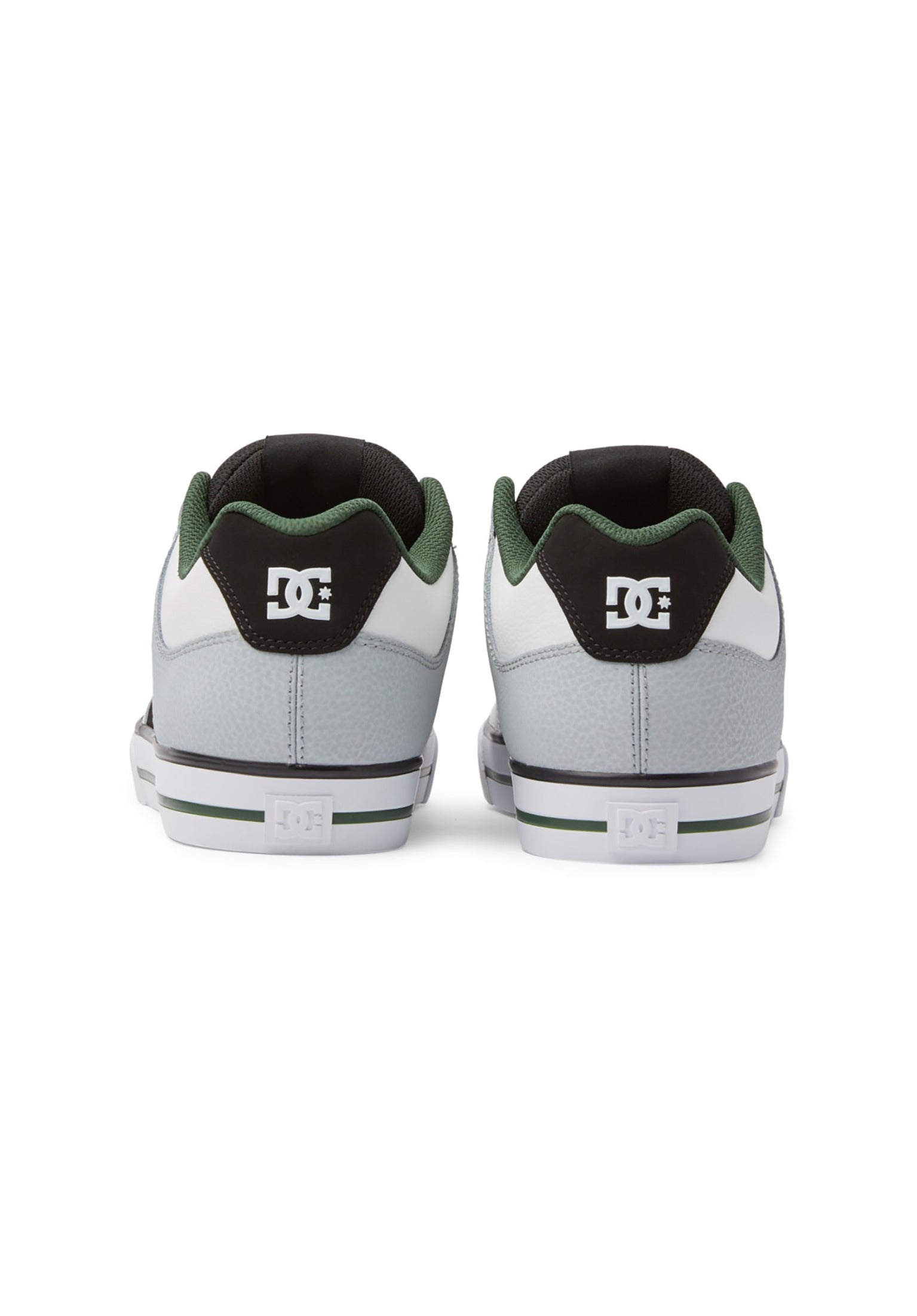 Pure DC Shoes Schuhe Jungs in white black green fur c TITUS