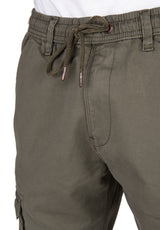 Reflex Rib Cargo olive Closeup1