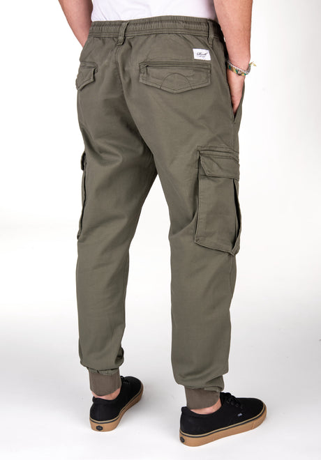 Reflex Rib Cargo olive Rueckenansicht