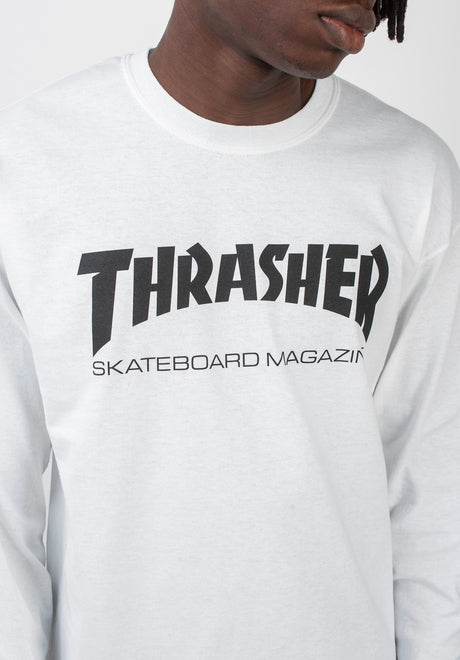 Skate-Mag L/S white Rueckenansicht