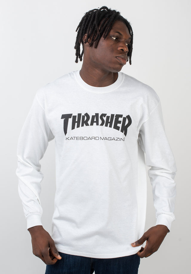 Skate-Mag L/S white Vorderansicht