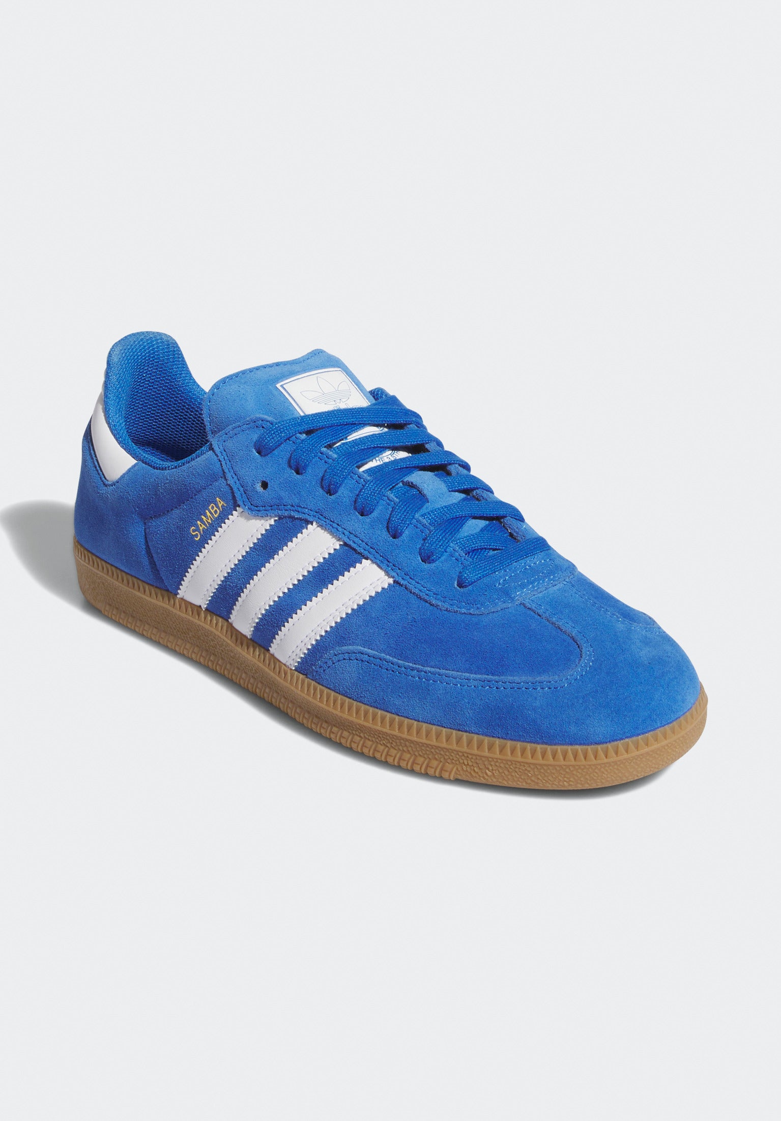 Samba ADV adidas Schuhe Madels in bluebird white gold fur c TITUS