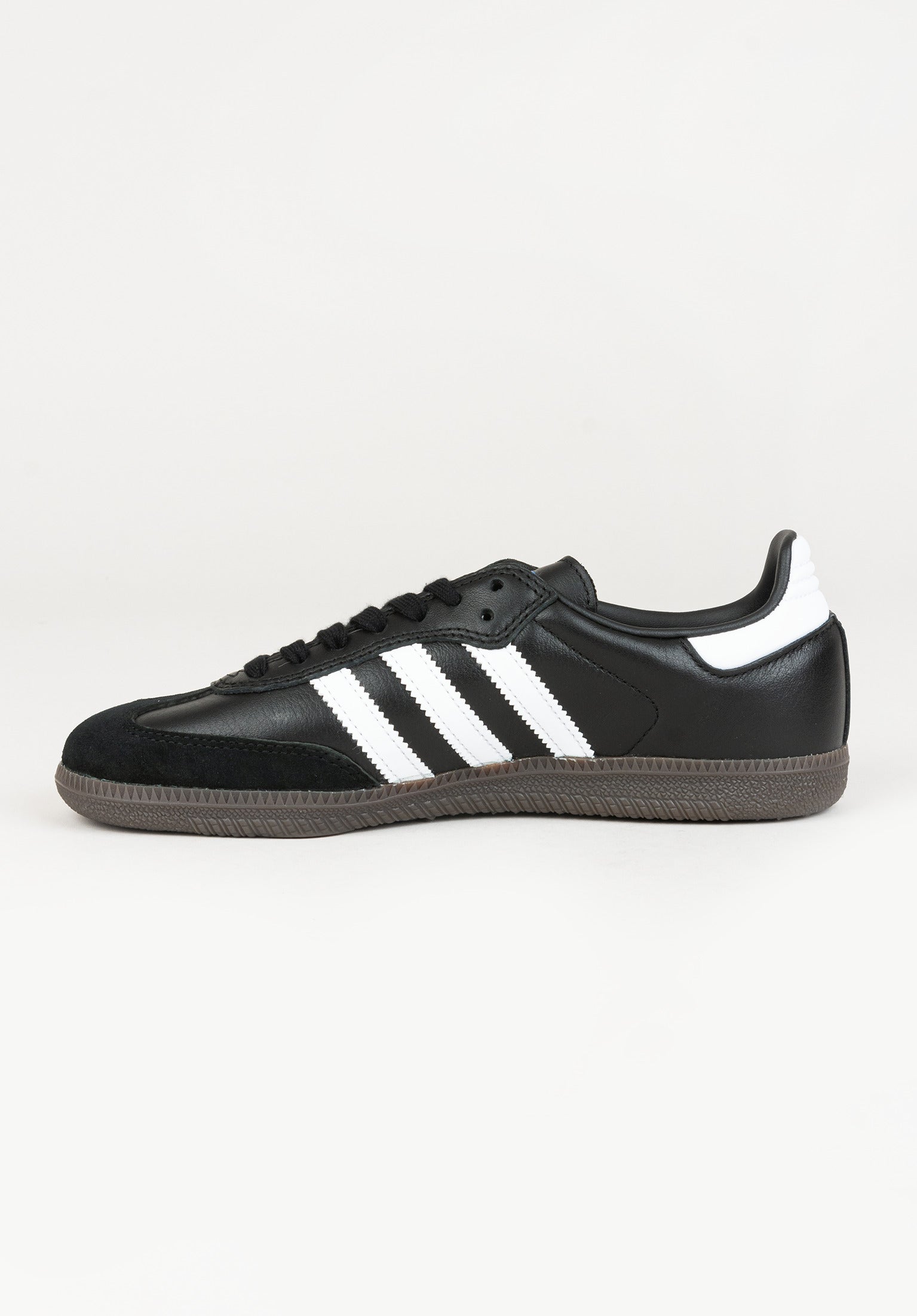 Adidas samba black white gum hotsell