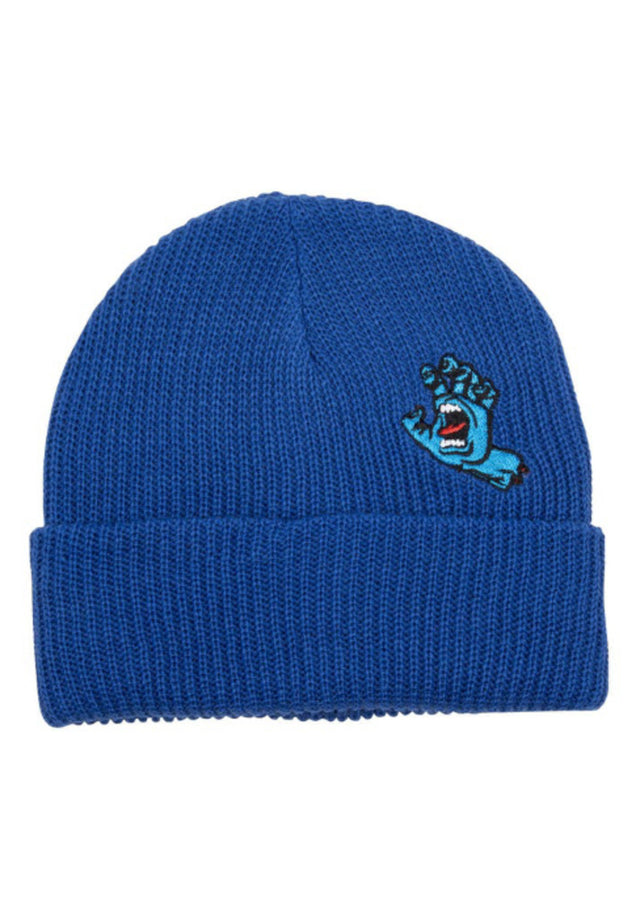 Screaming Mini Hand Beanie ultramarine Vorderansicht