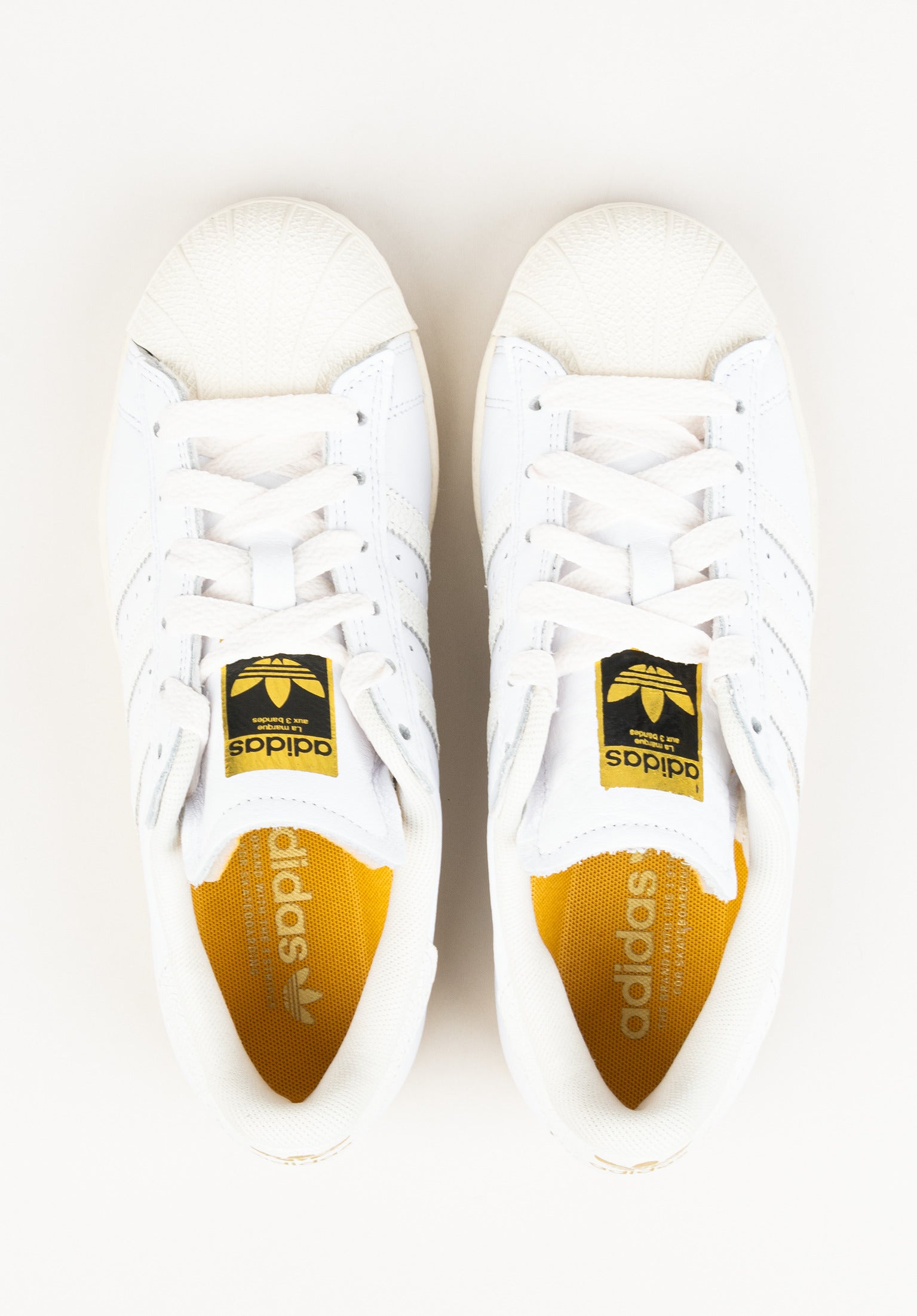 All white adidas superstar online