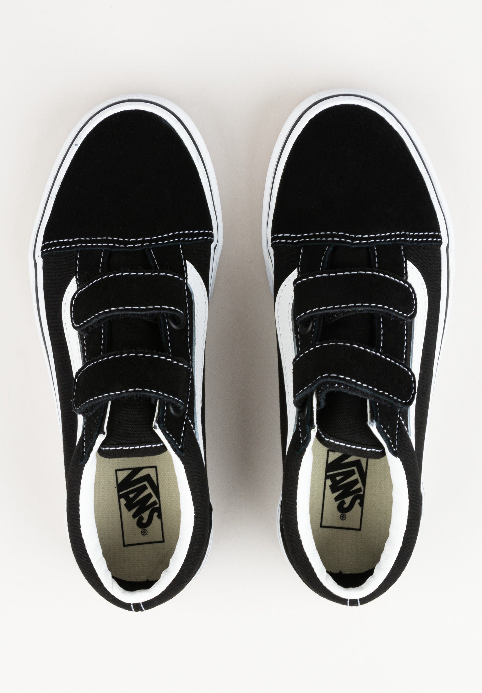 Fashion black old skool velcro vans