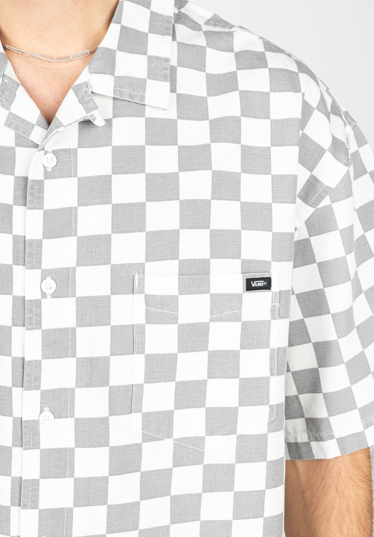 vans checkerboard shirt mens