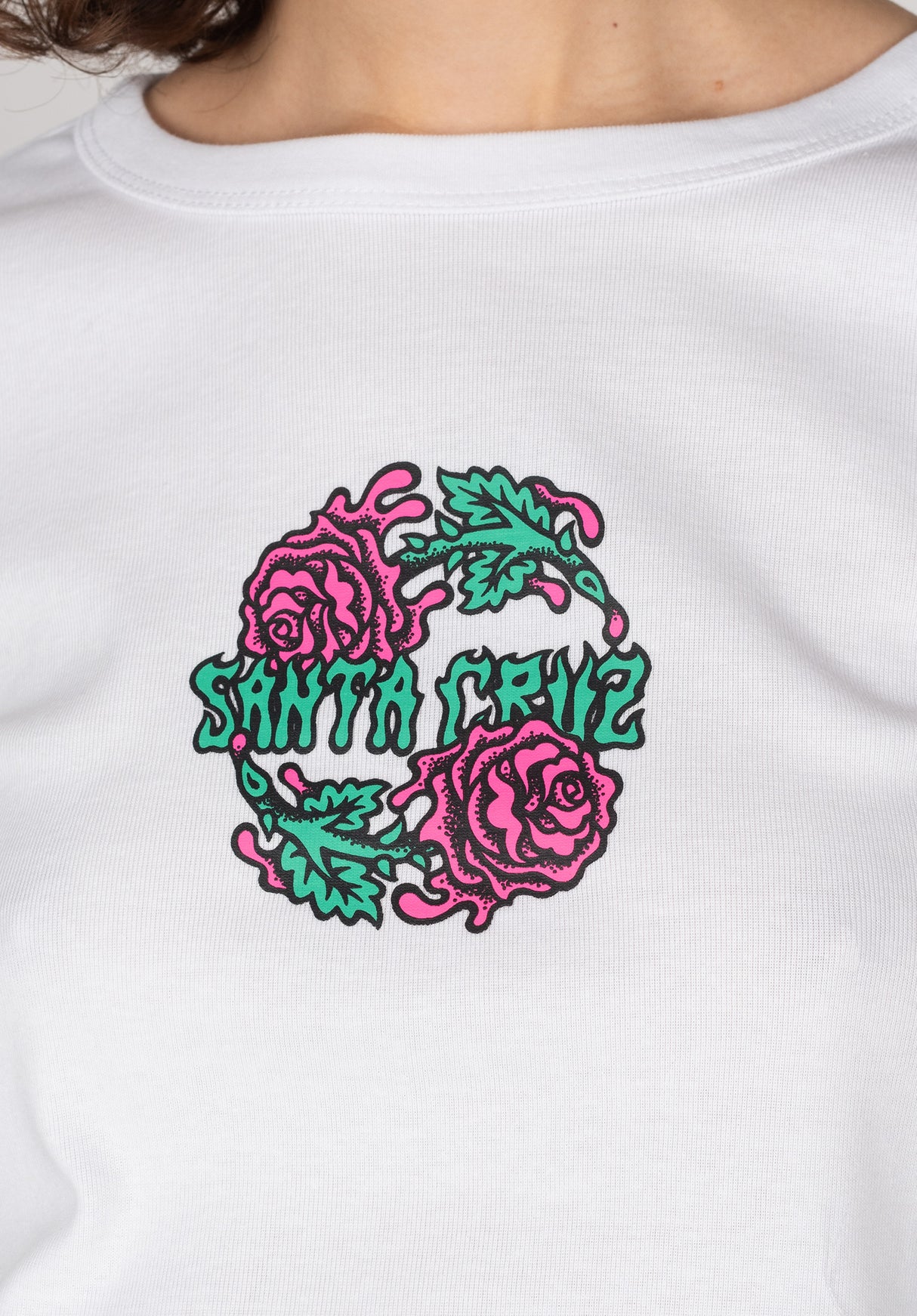 Dressen Rose Crew Two Front white Rückenansicht